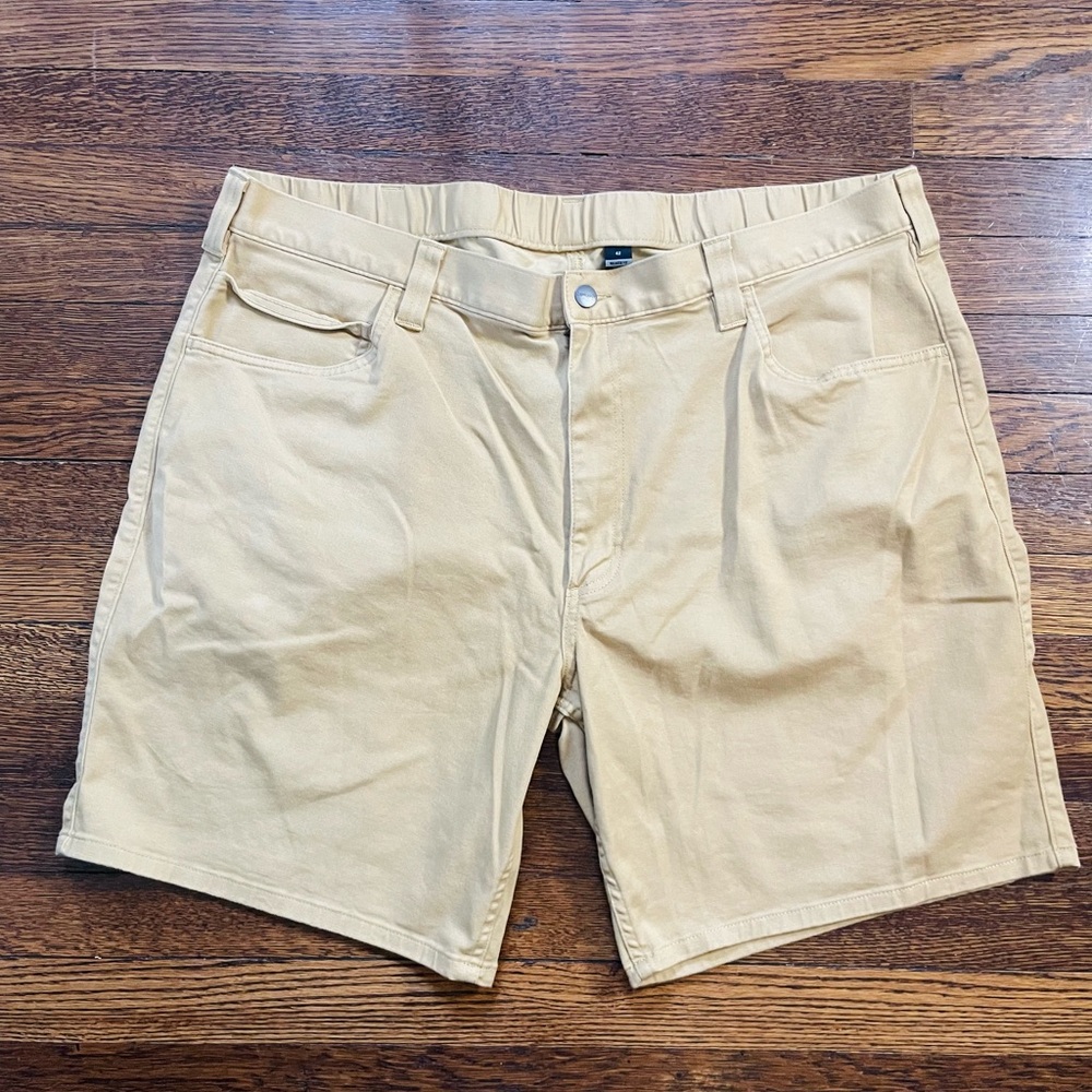Carhartt Men's Tan Flat Front Shorts